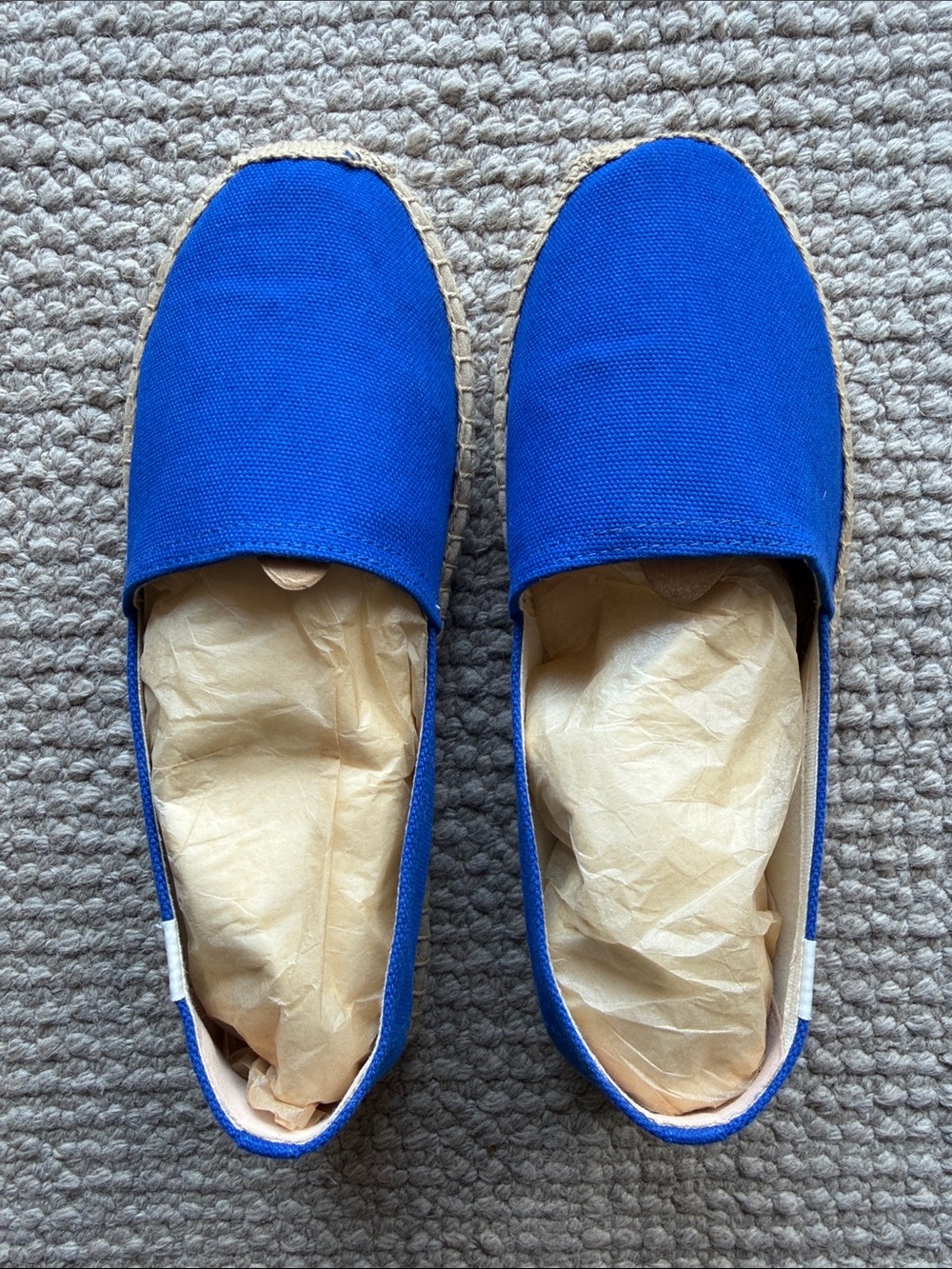 Soludos Women's Royal Blue Canvas Espadrille Flats